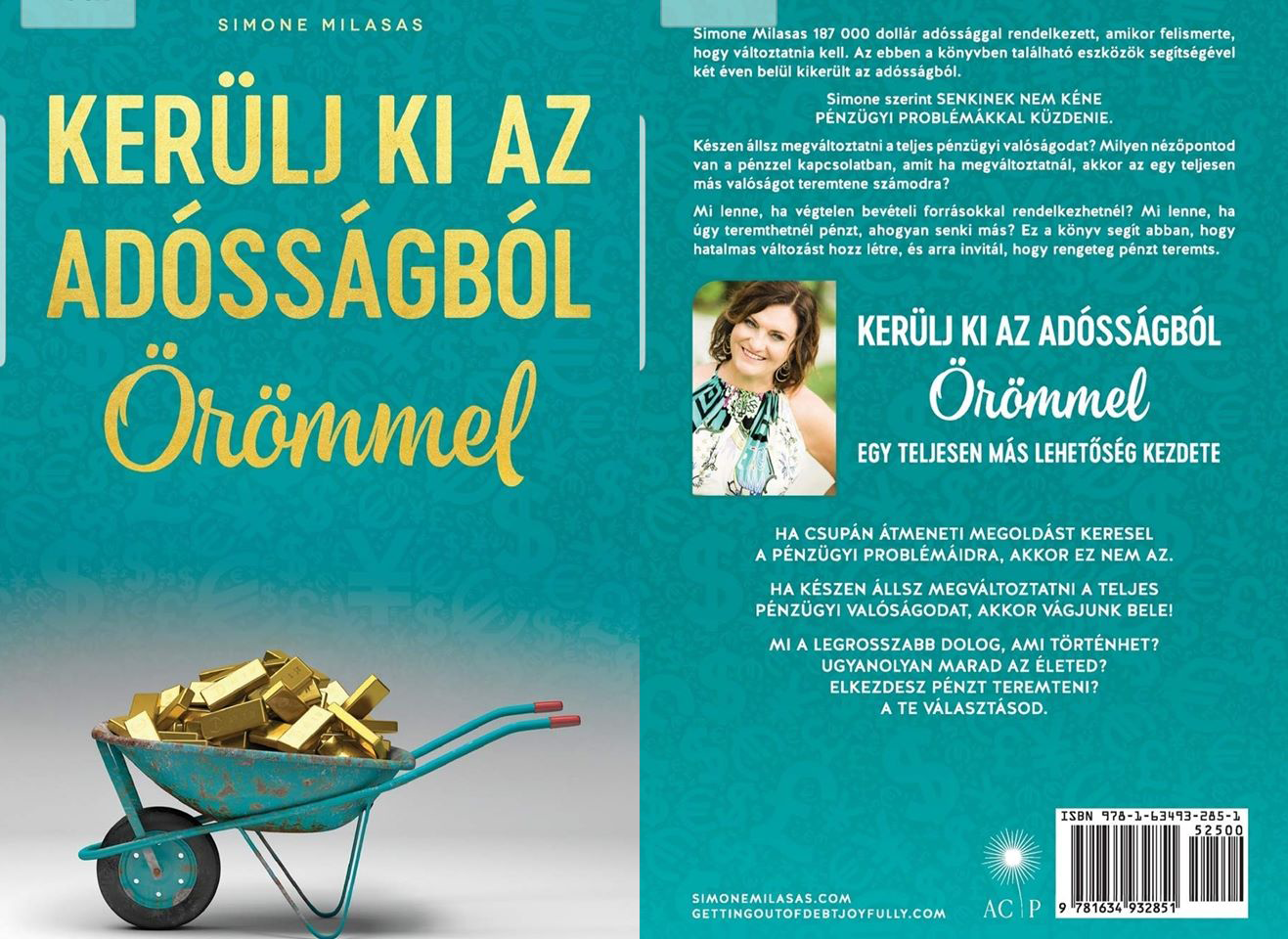 Simone Milasas - Kerülj ki az adósságból örömmel - borító és hátoldal